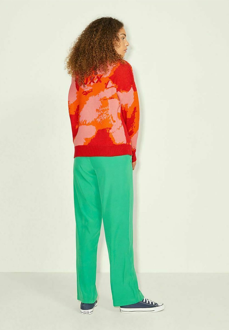Damen Strickjacken | JJXX Strickpullover red orange/orange - VN65951 Damen Strickjacken | JJXX Strickpullover red orange/orange - VN65951