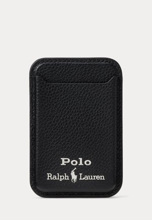 Polo Ralph Lauren, LEATHER CARD CASE WITH MAGSAFE - Custodia per biglietti da visita - black
