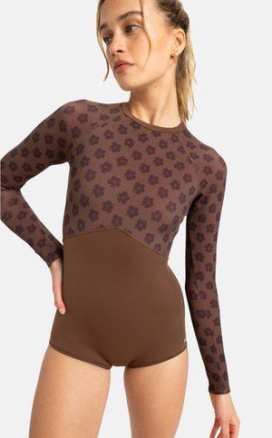 PRO WAVE - LANGÄRMLIGER  - Badpak - brown