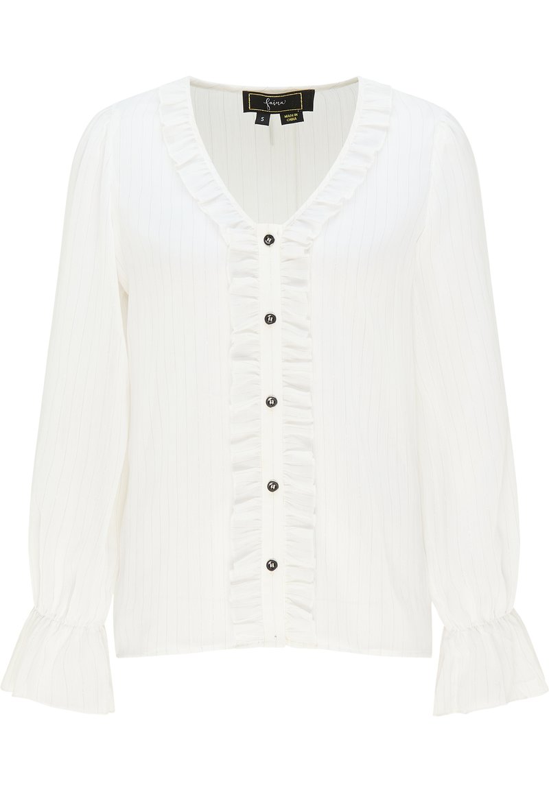 faina Overhemdblouse wit faina Overhemdblouse wit