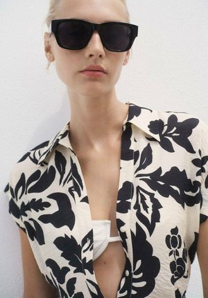 FLORAL PRINT STYLE - Vestido camisero - off white