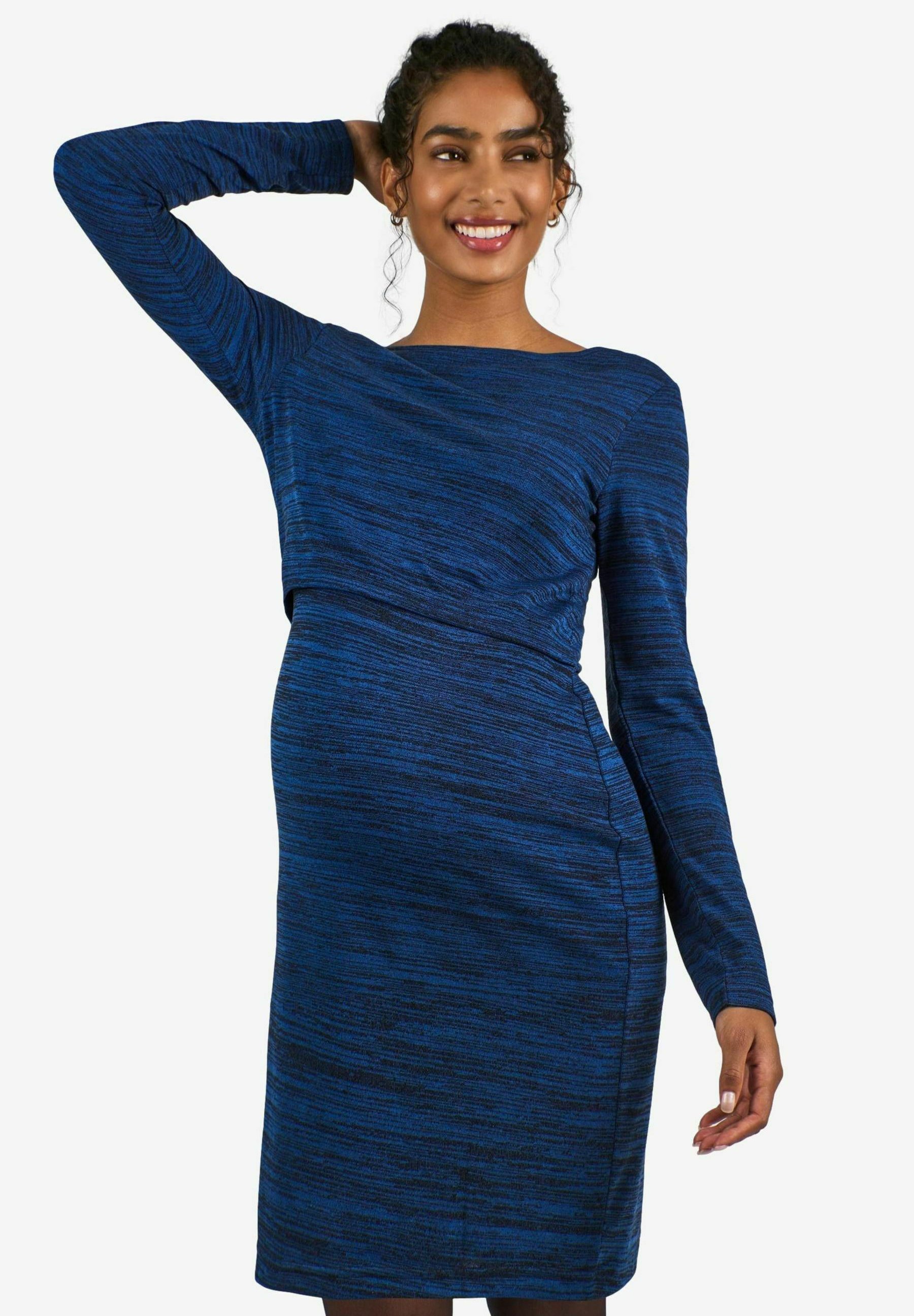 JoJo Maman Bb MARL MATERNITY NURSING - Shift dress - navy/blue - Zalando JoJo Maman Bb MARL MATERNITY NURSING - Shift dress - navy/blue - Zalando