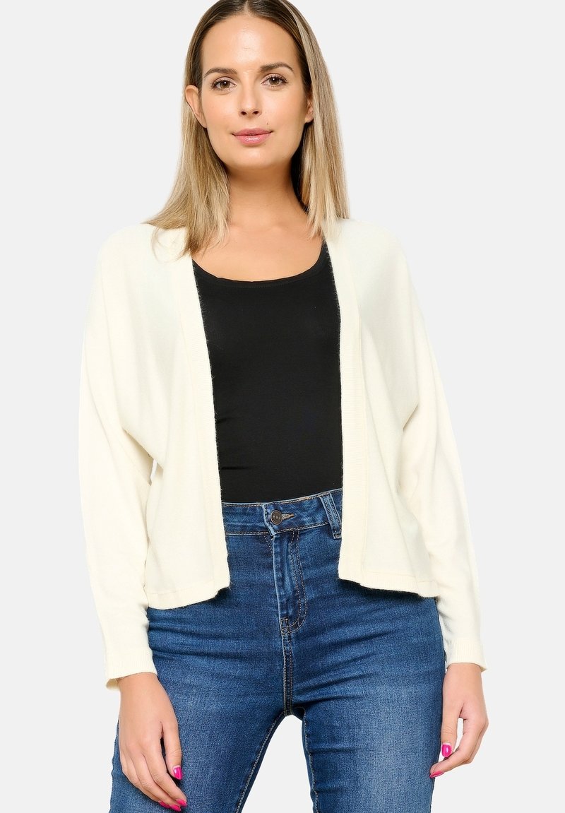 LolaLiza WITH BATWING SLEEVES - Kardiganas - offwhite