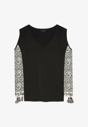 Fiorella Rubino, TOP CON NAPPINE. - Blouse - nero