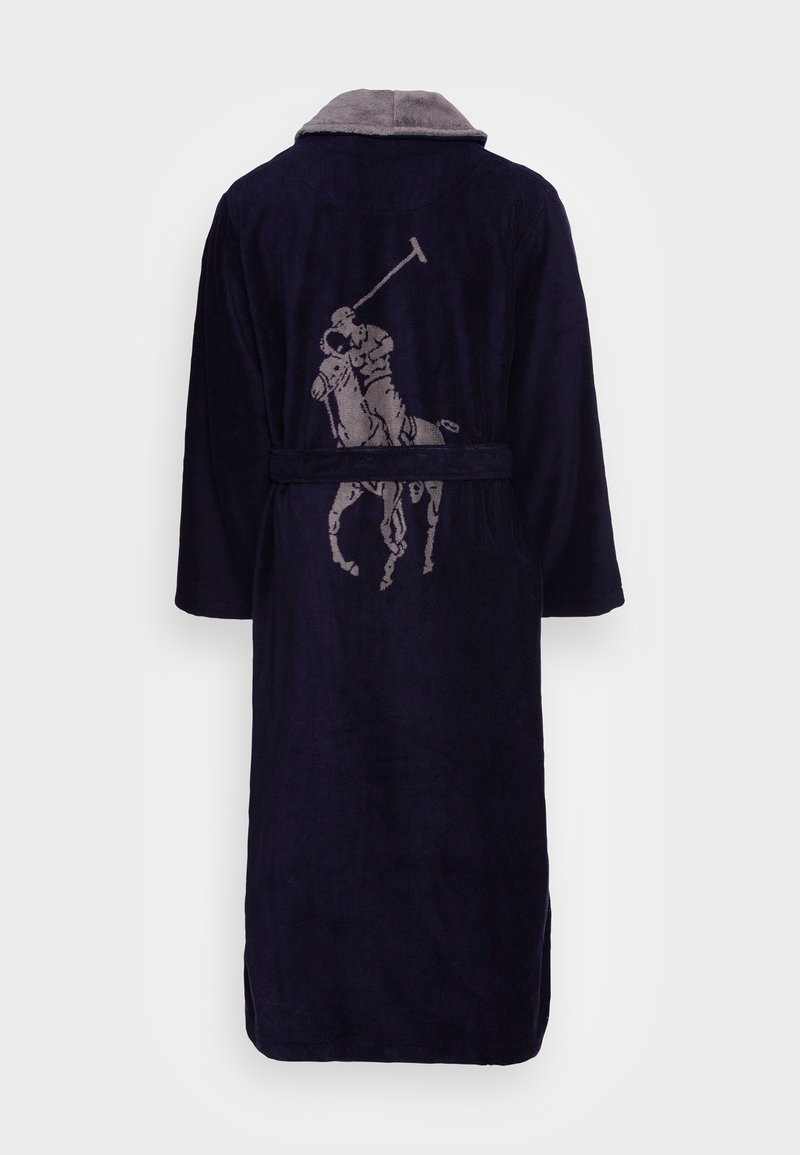 Polo Ralph Lauren COTTON TERRY ROBE Peignoir cruise navy