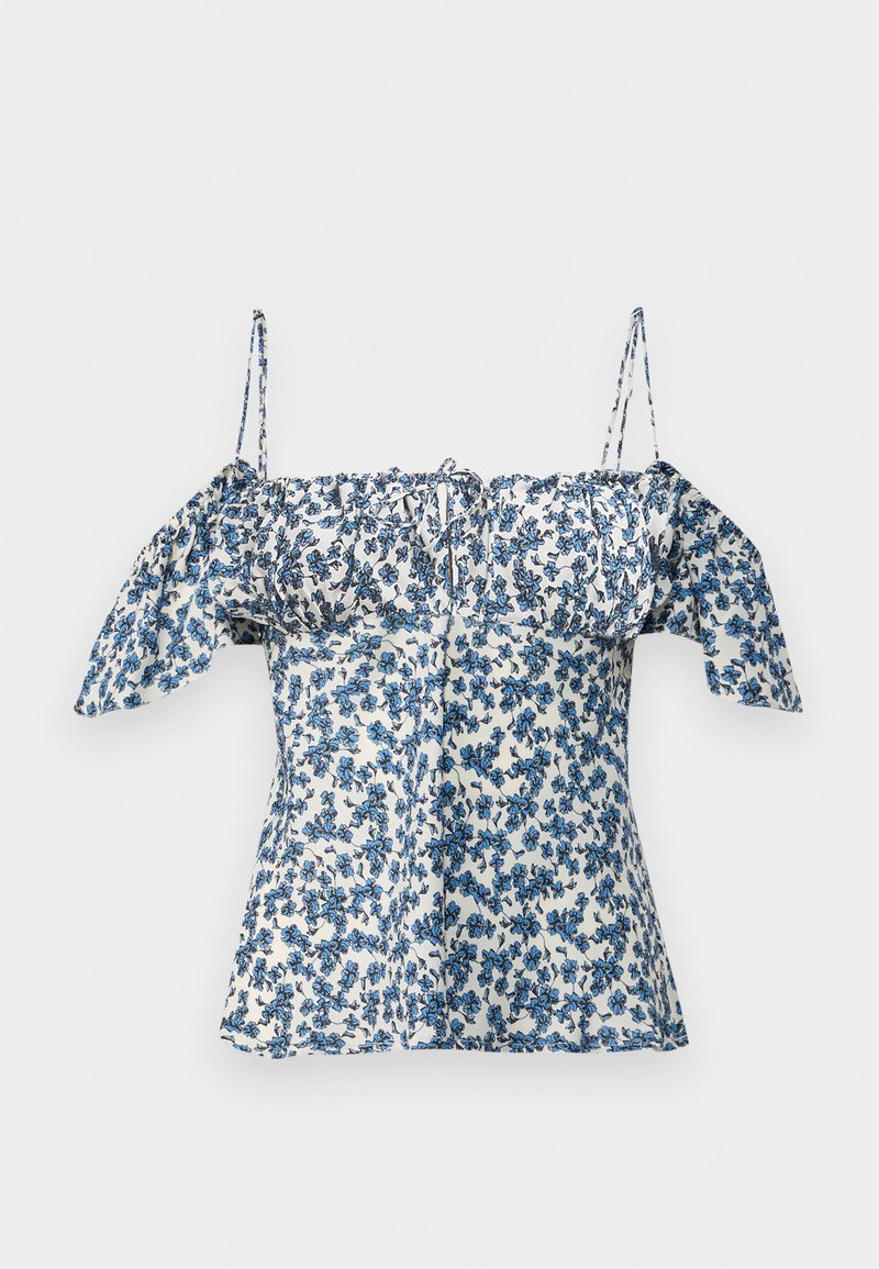 Faithfull the Brand Blouse blauw Faithfull the Brand Blouse blauw