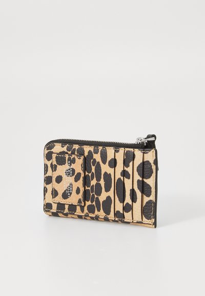 MARC JACOBS THE TOP ZIP WALLET - Lommebok - black multi