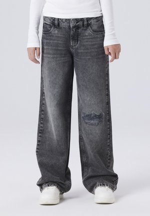 DESTROYED-EFFEKT - Ravne kavbojke - medium grey denim