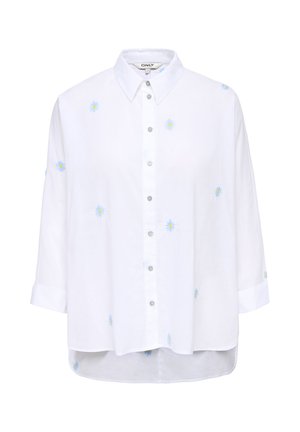 ONLY, ONLNEW LINA GRACE LS EMB SHIRT NOOS WVN - Chemisier - bright white
