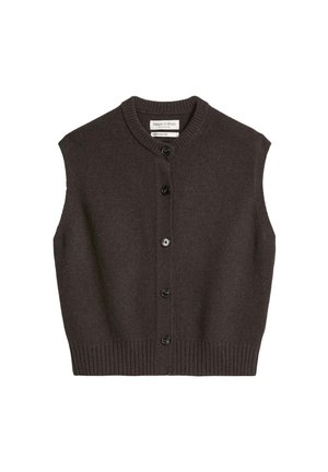 Marc O'Polo, Waistcoat - stone brown melange