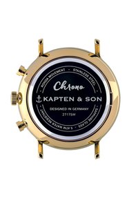 Kapten & Son Chronograph - gold coloured black