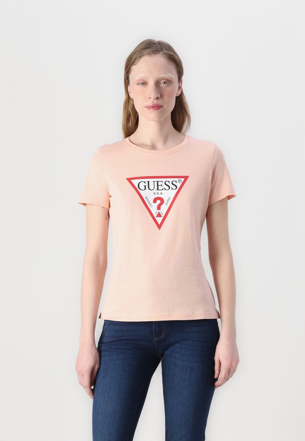 ORIGINAL - Print T-shirt - peach creme