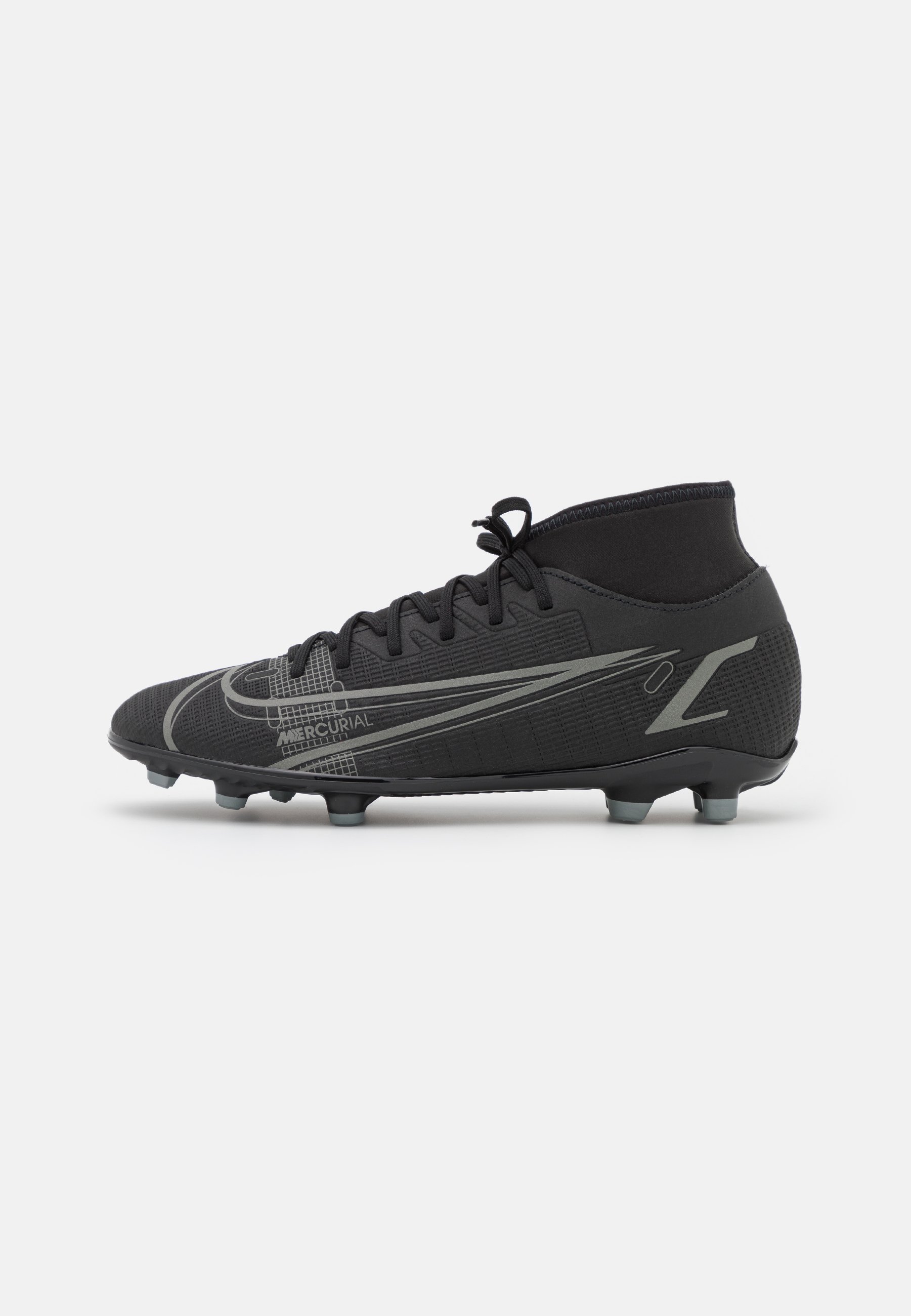Nike Performance MERCURIAL 8 CLUB MG - Voetbalschoenen met kunststof noppen  - black/iron grey/zwart - Zalando.nl