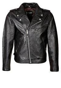 Lederjacke - black
