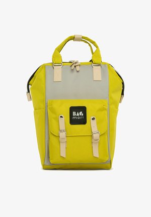 Bagmori TWO-TONE DIAPER BAG BACKPACK - Luiertas - gelb