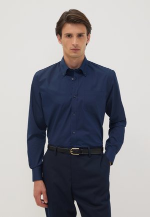 OVS, REGULAR FIT SHIRT BUTTON DOWN COLLAR - Camisa - ocean blue