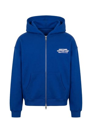 Another Cotton Lab, NO SIGNAL ZIP HOODIE - Sweat zippé - royal blue