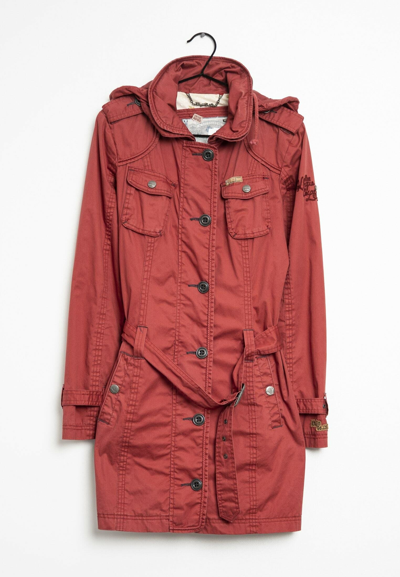 khujo Klassischer Mantel red/rot (Pre-owned) Zalando