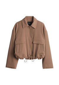 O-SHAPE CROPPED - Lichte jas - brown sugar