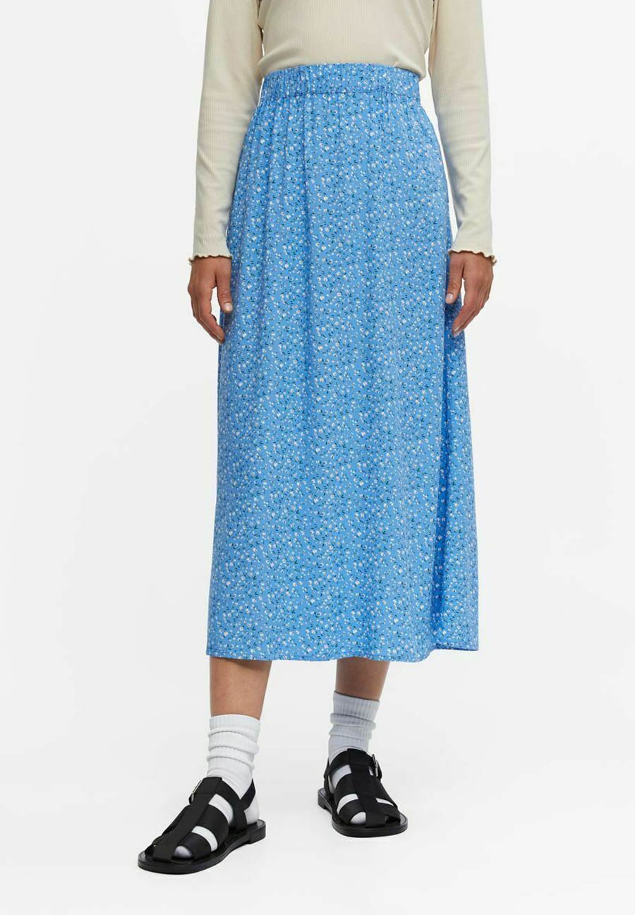 Object OBJEMA BOBBIE SKIRT - Gonna A Campana - Fern Green/multicolore