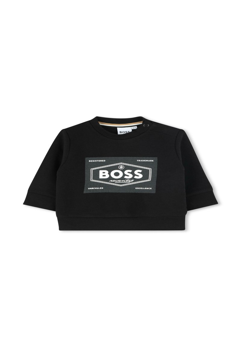 BOSS Kidswear Sweater zwart