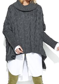 Makadamia Strickpullover - dark grey