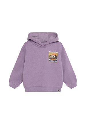 Daily7, - - Jersey con capucha - purple melange