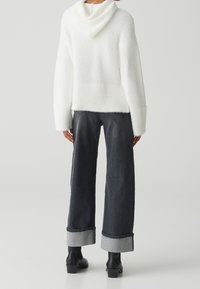 OPUS Fleecepullover - white