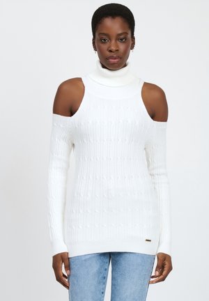 INFLUENCER OFF-SHOULDER - Maglione - milk