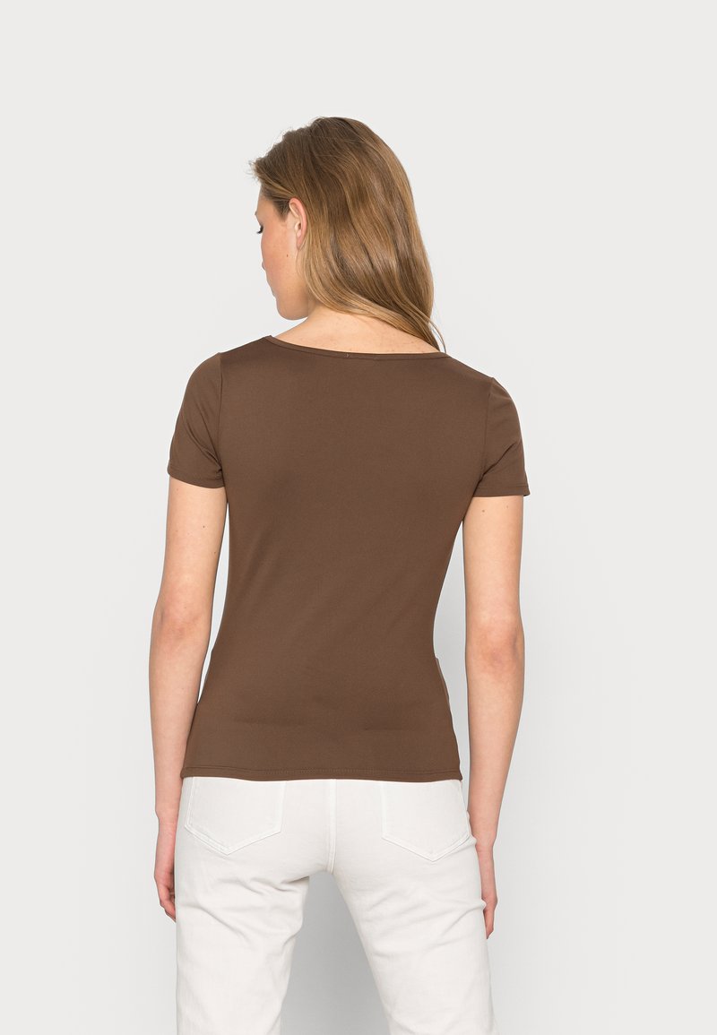 Damen T-Shirts | Cotton On WIDE SCOOP SHORT SLEEVE TEE T-Shirt basic brown/braun - EA02415 Damen T-Shirts | Cotton On WIDE SCOOP SHORT SLEEVE TEE T-Shirt basic brown/braun - EA02415