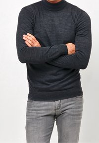 PROFUOMO Stickad tröja - anthracite