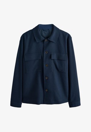 Next, REGULAR FIT - SMART TEXTURED TWIN POCKET SHACKET . - Letná bunda - navy blue