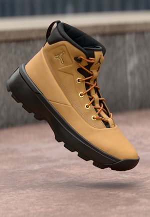 JORDAN CITY BOOT - Stivaletti stringati - flax/black