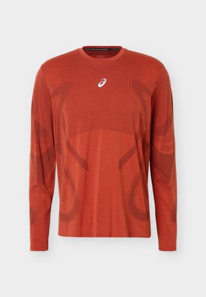 ASICS, ROAD SEAMLESS - Μπλούζα με μακριά μανίκια - singed red