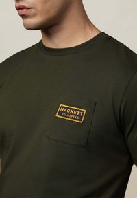 Hackett London Camiseta estampada - hunter green