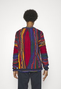 Carlo Colucci UNISEX - Strickpullover - navy/red