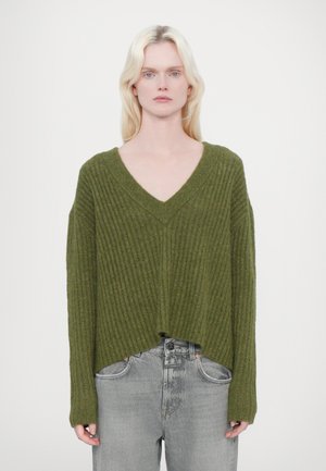 CLOSED V NECK - Džemperis - pistachio green