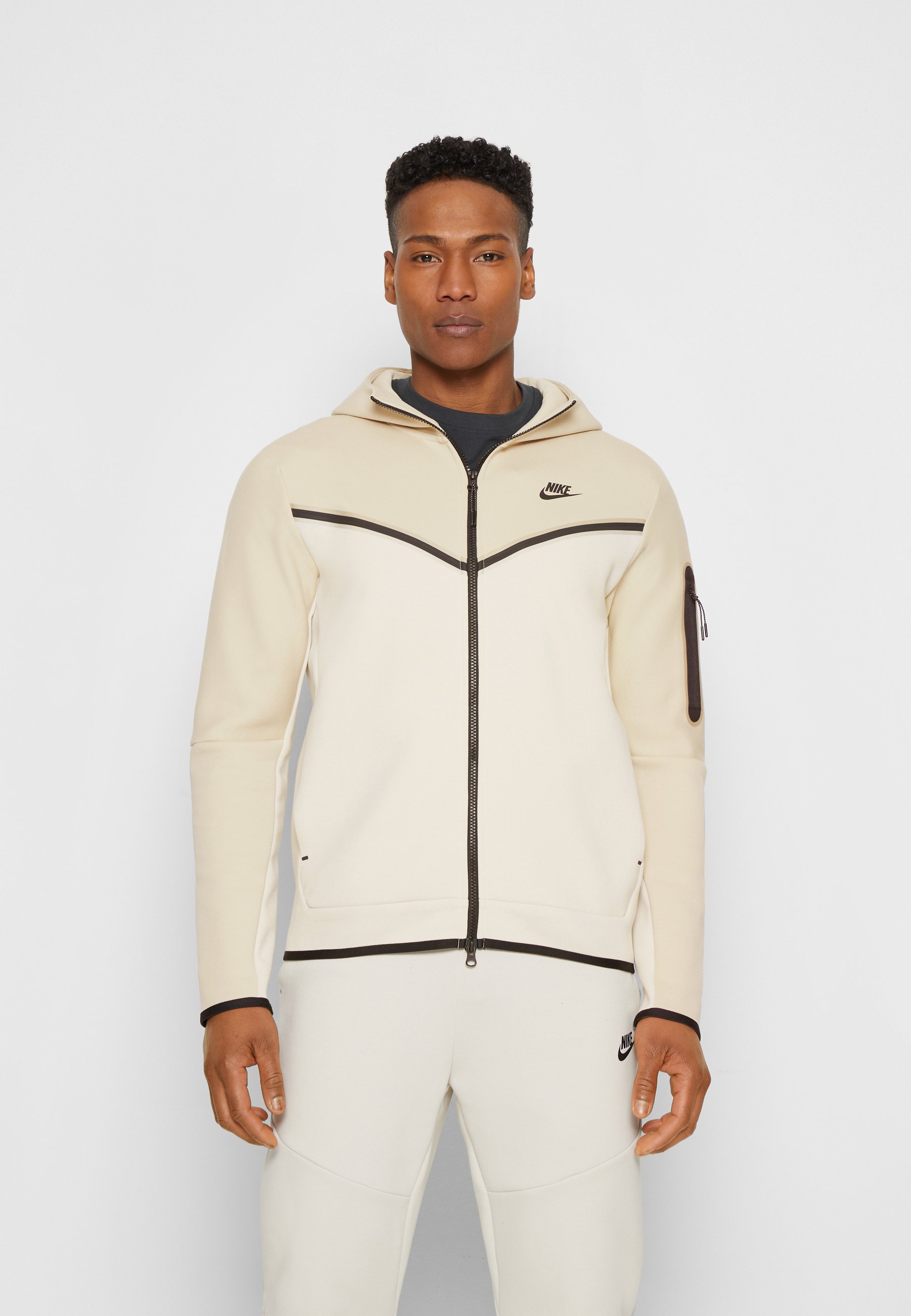 Nike Sportswear Zip-up sweatshirt - orewood/beige - Zalando.de