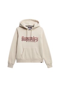 Superdry & Co Jersey con capucha - off grey