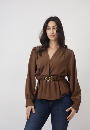Elara, ELARA BLUSE BLUSE - Blouse - braun