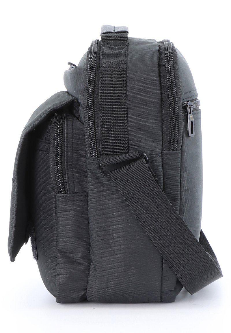 FRABER National Geographic Borsa A Tracolla Mutation – Nero, Materiale Riciclato Rpte, Due Scomparti, 13,5x8x18 Cm - 2