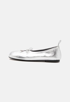 ALOHAS ROSALIND FLATS - Balerini cu barete - shimmer silver-coloured