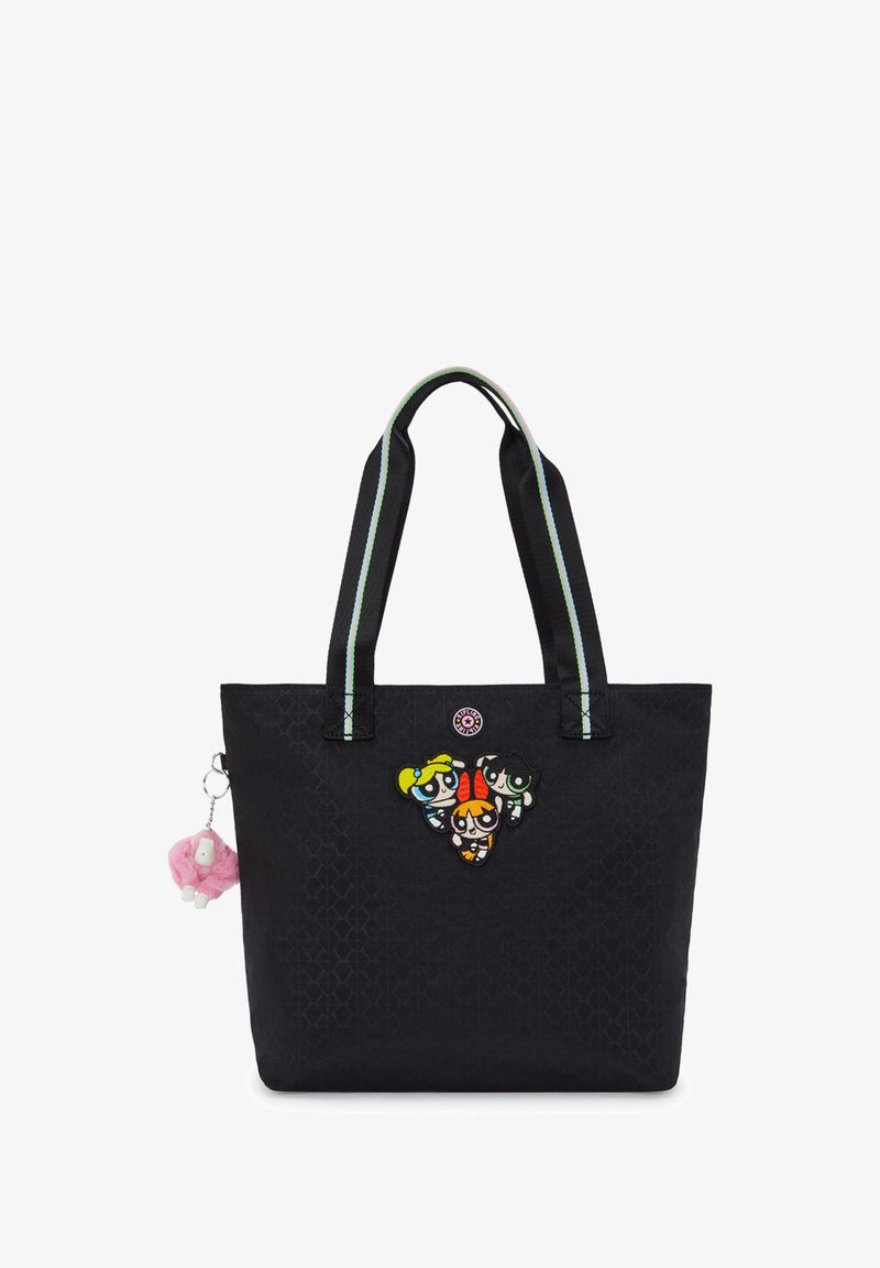 Mustat olkalaukku, jossa on brodeerattu Powerpuff Girls -design. Sisältää vaaleansinisen reunuksen ja irrotettavan vaaleanpunaisen pom-pom-avainketjun. Valmistettu kestävästä materiaalista.