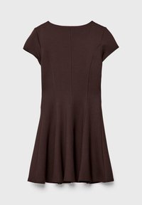 Stradivarius Pletené šaty - brown