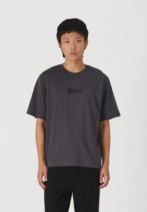 Jack & Jones JORCITY OVERSIZED TEE CREW NECK UNISEX - Βασικό μπλουζάκι - asphalt