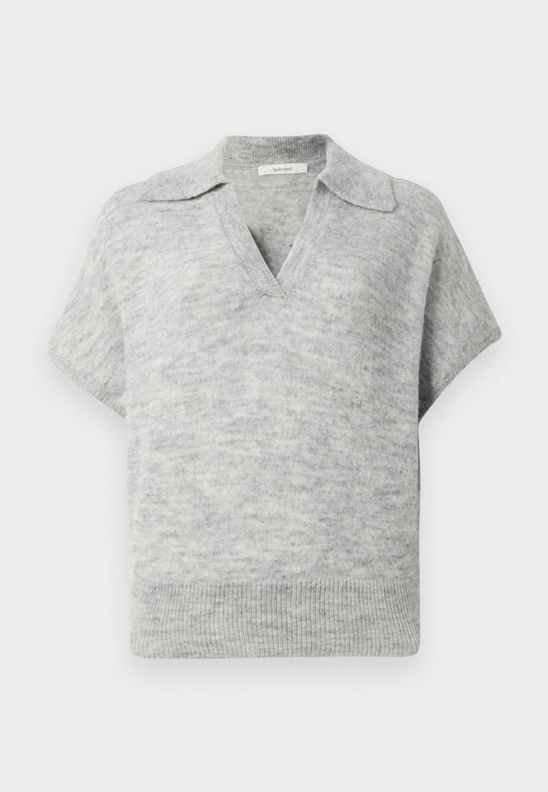 Selected Femme Trui lichtgrijs gemêleerd Selected Femme Trui lichtgrijs gemêleerd