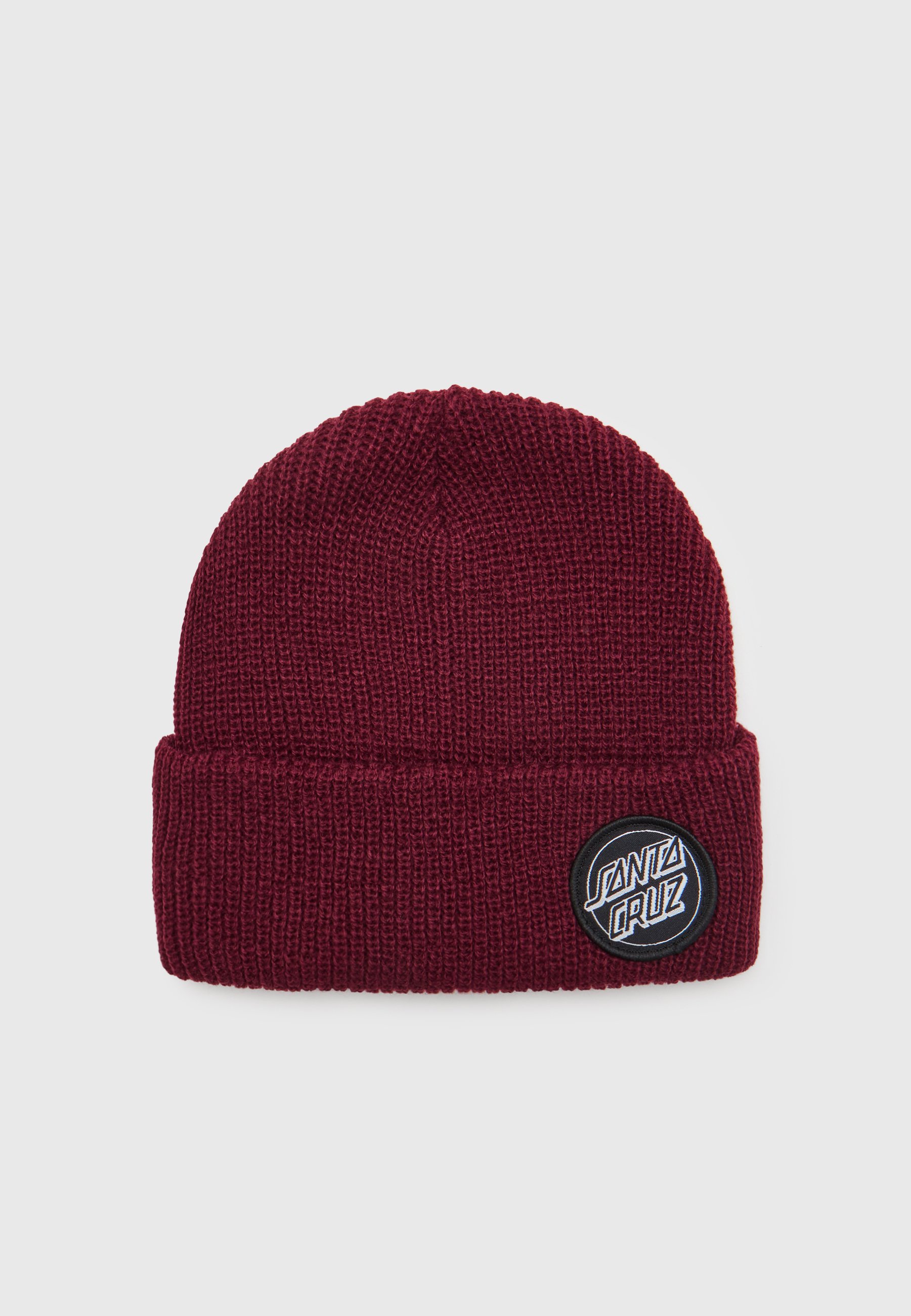 Bonnet Santa Cruz Brodé Noir En Acrylique - Neuf Sans étiquette Taille Unique
