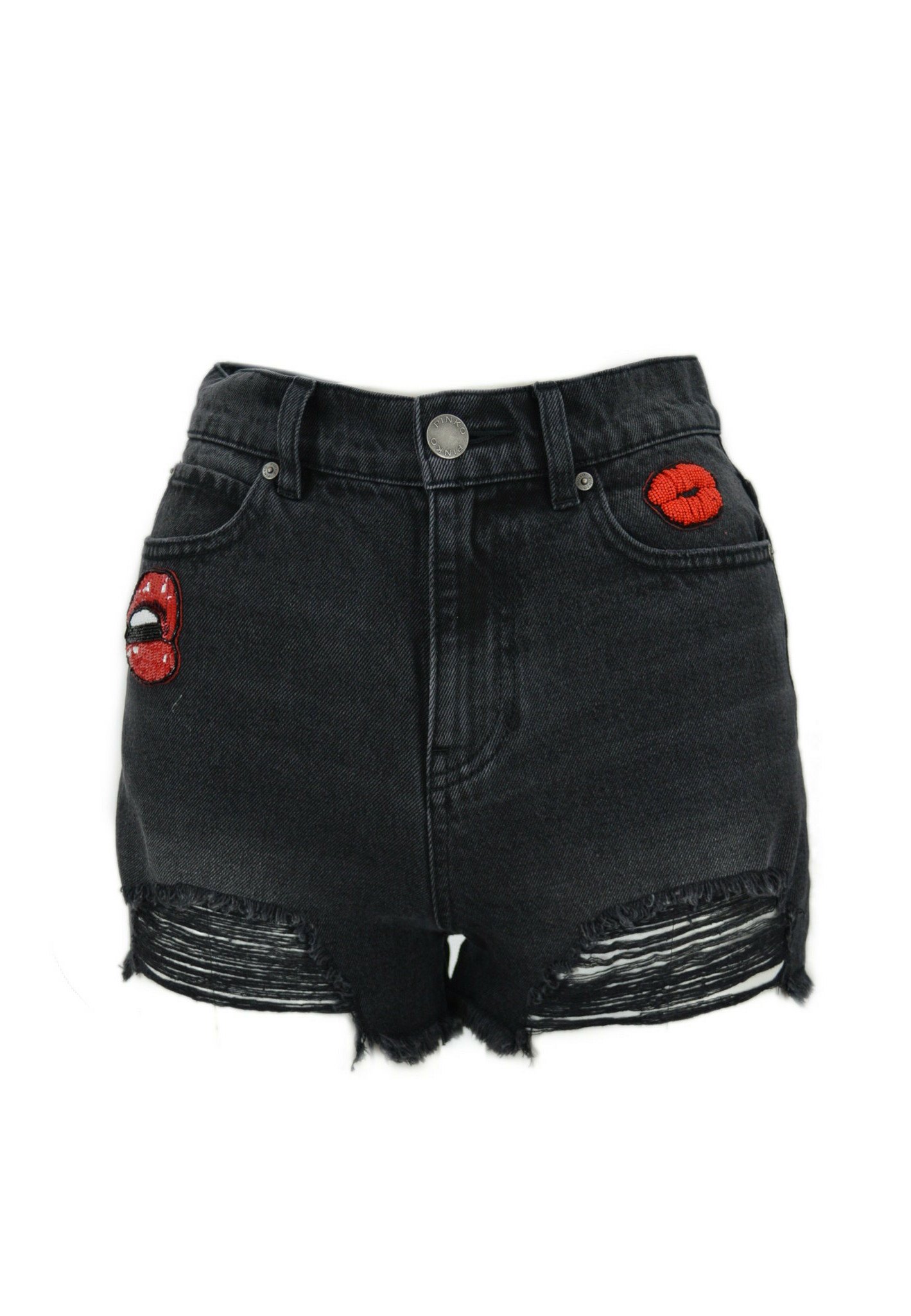 Pinko Shorts di jeans - black/nero - Zalando.it