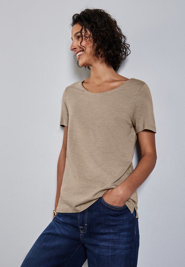 STREET ONE  - T-Shirt basic - beige