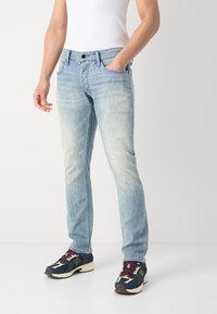 Denham Džíny Straight Fit - light-blue denim
